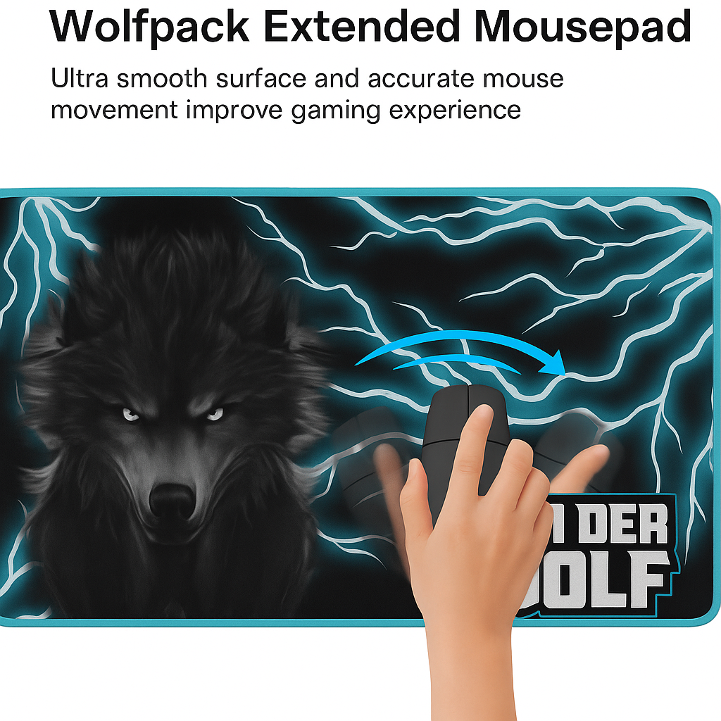Wolfpack Extended Mousepad (PRE-ORDER)